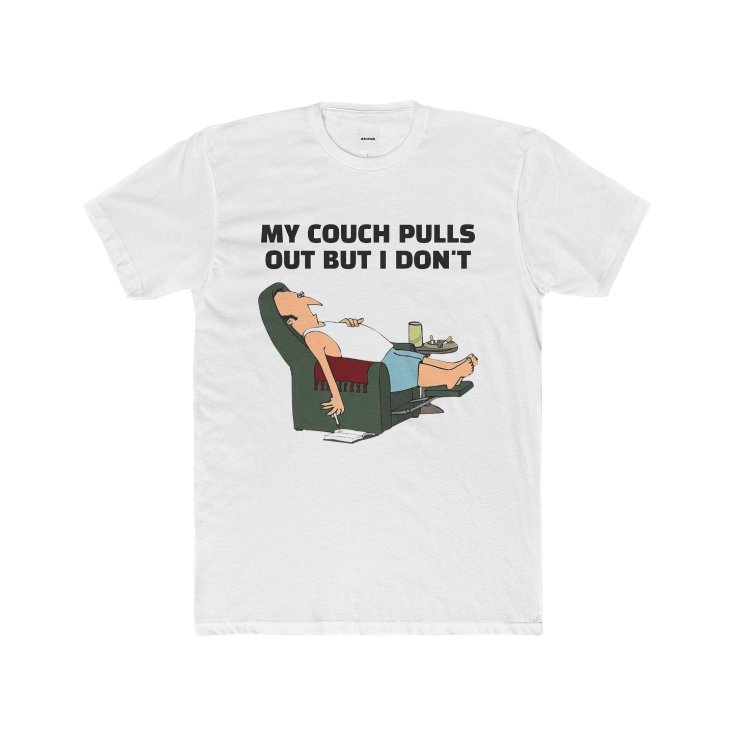 MY COUCH PULLS OUT BUT I DON'T TEE